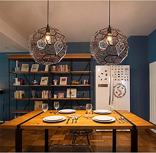 Suspension post-moderne E27 en acier inoxydable pour lustre de salon moderne - 7