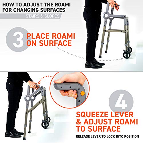 Roami Progressive Mobility Aid, Walker and Self-Adjusting Step Assist ...