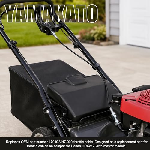 YAMAKATO Throttle Cable kit for Honda HRX217 Lawn Mower 17910-VH7-000 by YAMAKATO - Used condition - Image 6