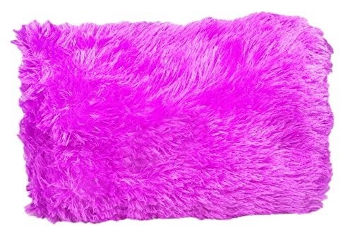 Image of Utkarsh Pack of 2 (Size:32x22cm) Purple Rectangular Pillow Love Cushion Soft Fur Stuffed Toy for Adult & Kids Birthday's, Valentine's Days, Special Occasional Surprise Gifts, Home Room Decor