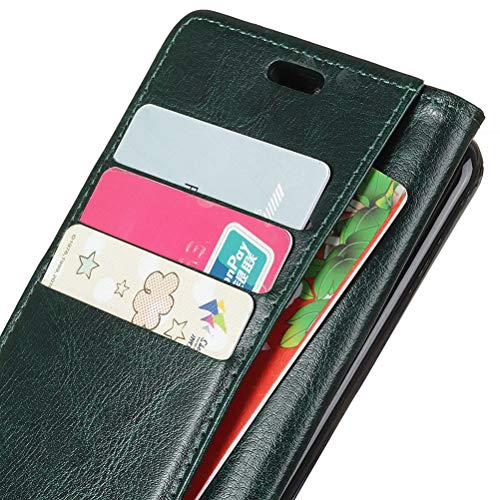 Capa de couro para Asus ZB631KL, YINCANG vintage rebites de metal couro capa flip magnética com comp