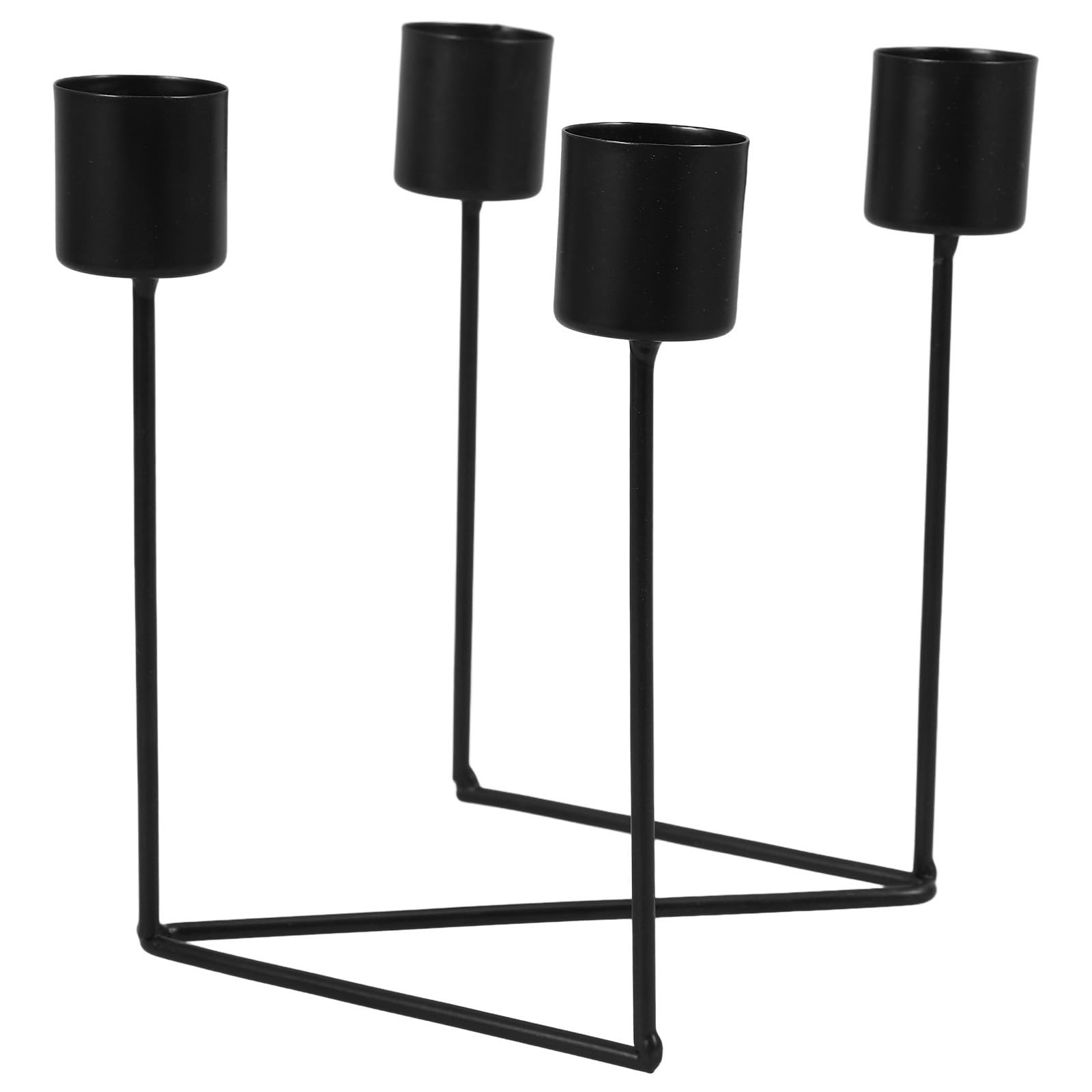Toyvian 4 Stück Weihnachtlicher Adventskerzenhalter aus Eisen für | Antiker Retro Vintage Stil, für Bankett und Tischmitte, ein Stück, Saisonale Weihnachtsdeko
