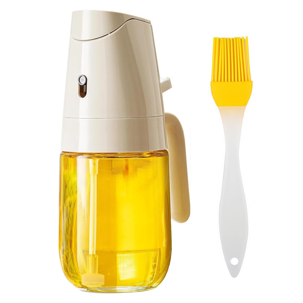 オイルボトル 一筋の光 オイルスプレ 料理 オイルスプレー オイル差し 1本で2役 オイルポット 調理用 調味料入れ 霧吹き 油ポット 耐熱ガラス 液だれしない 調理グッズ