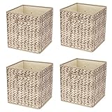 Livememory Cube Storage Bins, Fabric Storage Cubes Bins for Cube Organizers， L10.5 xW10.5 xH11in,...