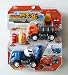 Comic Animation Larva Yellow & red Larva Figures & 2 Toy Cars Set (Imported from Korea)