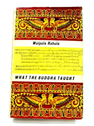 What the Buddha Taught B001P1DWBW Book Cover