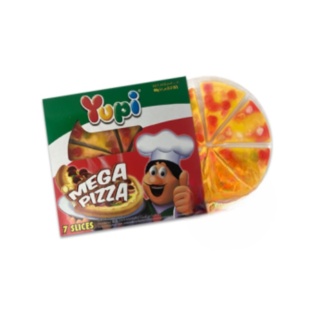 Amazon.com : Yupi Gummy Candies Pizza 23 Gram, 1 box (24-ct