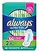 Always Pads Size 2 Ultra Thin 42 Count Long Super (Pack of 6)
