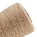 ILIKEEC Jute Twine 656 Feet Natural Arts Crafts Jute Rope Durable Packing String for Photos, Gifts and Gardening Applications (2MM 328FT 2PCS)