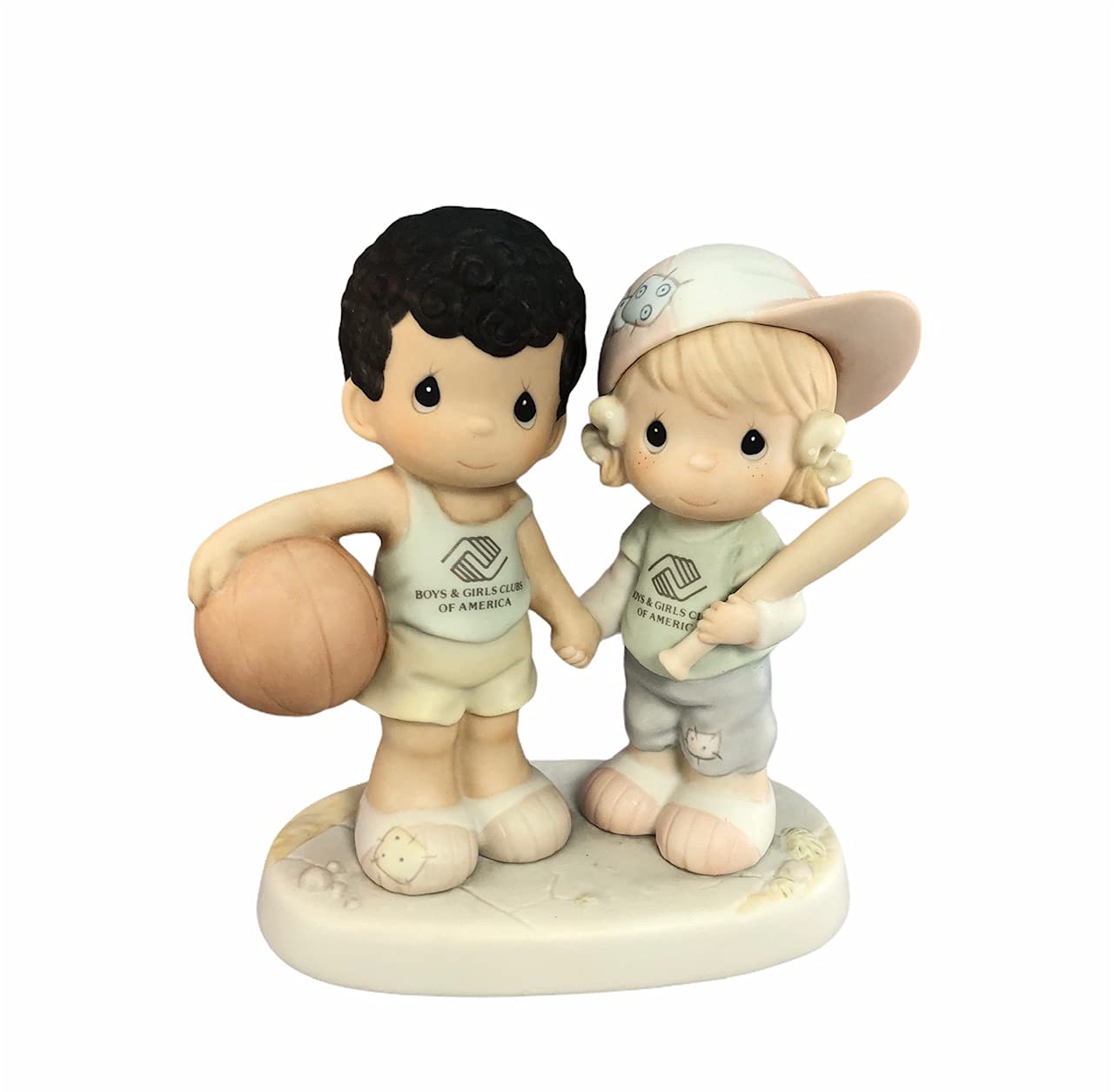 Precious Moments "Shoot Fot the Stars You'll Never Strike Out" figurines