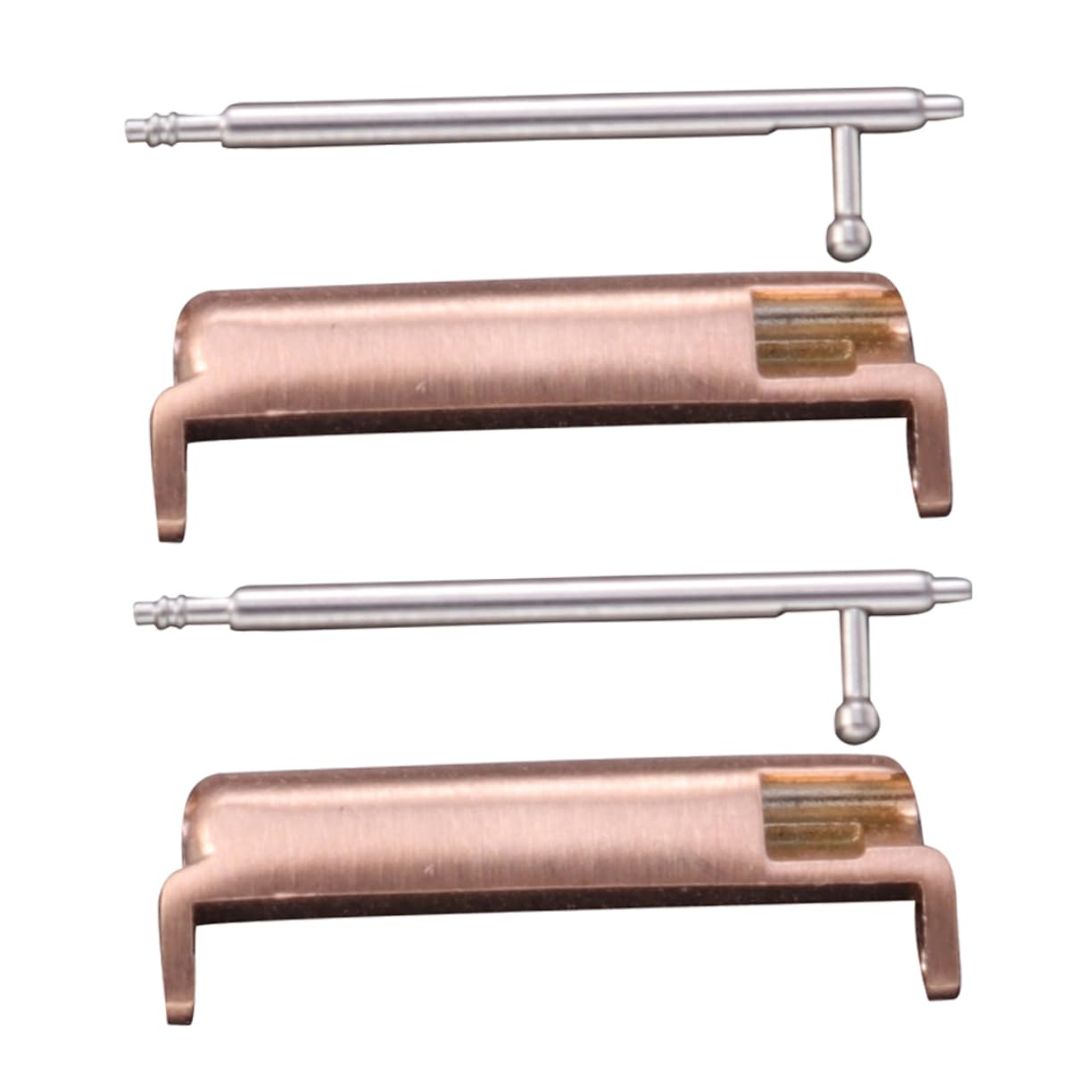 2Set Stainless Steel Watch Strap Linker Tool with Spring Bar Remover for Rose Gold Compatible Band Repair Kit