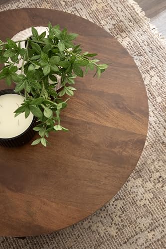 image for Kate and Laurel Talcott Modern Tiered Round Coffee Table, 28 x 28 x 18