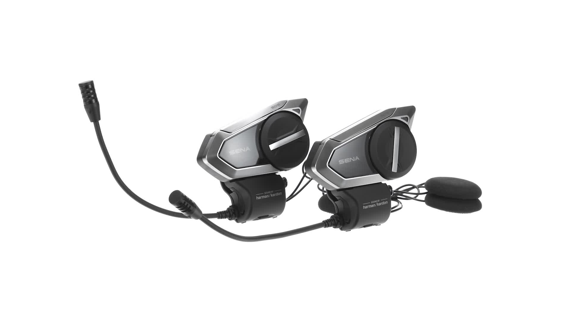 Sena 50S Bluetooth Headset mit Harman Kardon, Doppelpack