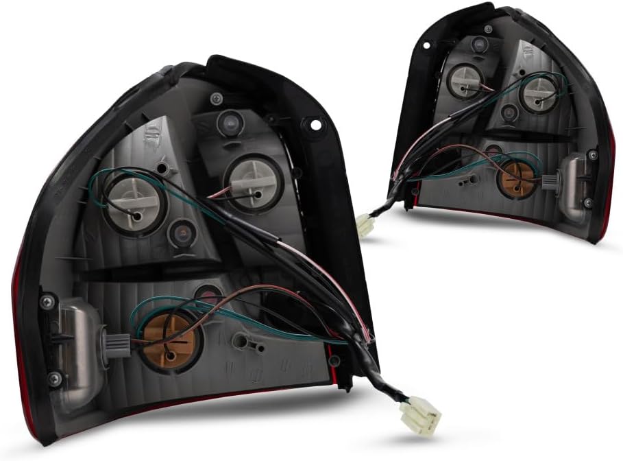CarLights360: For Hyundai Santa Fe Tail Light 2001 02 03 2004 Pair Driver and Passenger Side HY2800125 | HY2801125