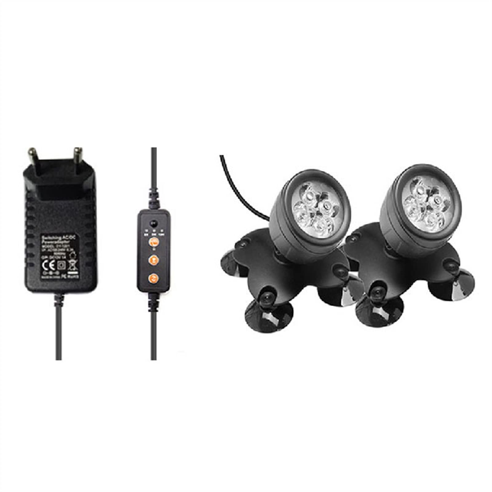 Luz para Piscina Fotos de cambio de color, 1 LED de 2 V Luces de la fuente submarina luces de estanque impermeables focos sumergibles for el agua multicolor Dimmable for jardín de jardín césped Luces