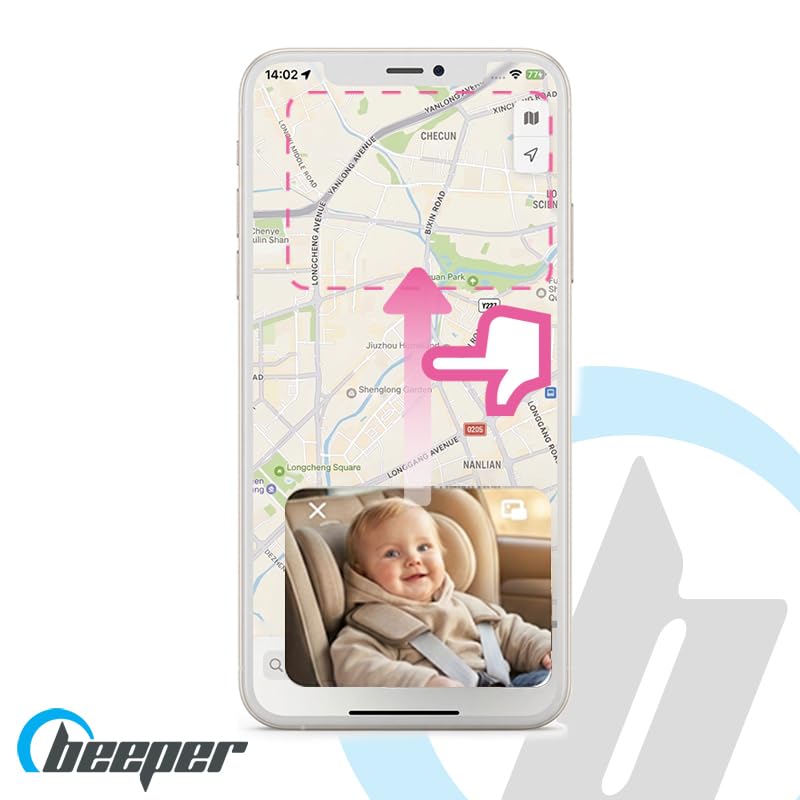 Caméra voiture bébé sans onde Beeper Babeecam 0 pour smartphone - 6