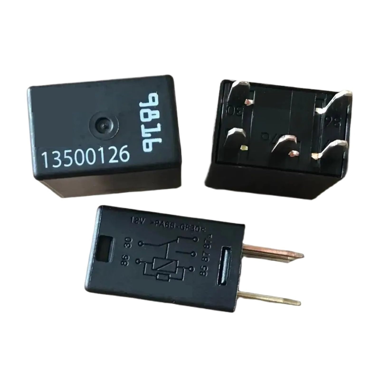 Relais 13500126 PA66-GF30 haute puissance pour l'automobile à 5 broches