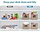 4er-Set Seegras Rechteckig Aufbewahrungskorb, Faltkorb Flechtkorb, Regalbox Storage Box, Natürliche Korb Geflochten, Regalkorb, Weidenkörbe Veranstalter für Badezimmer, Wohnzimmer 26.5 x 24 x 19cm