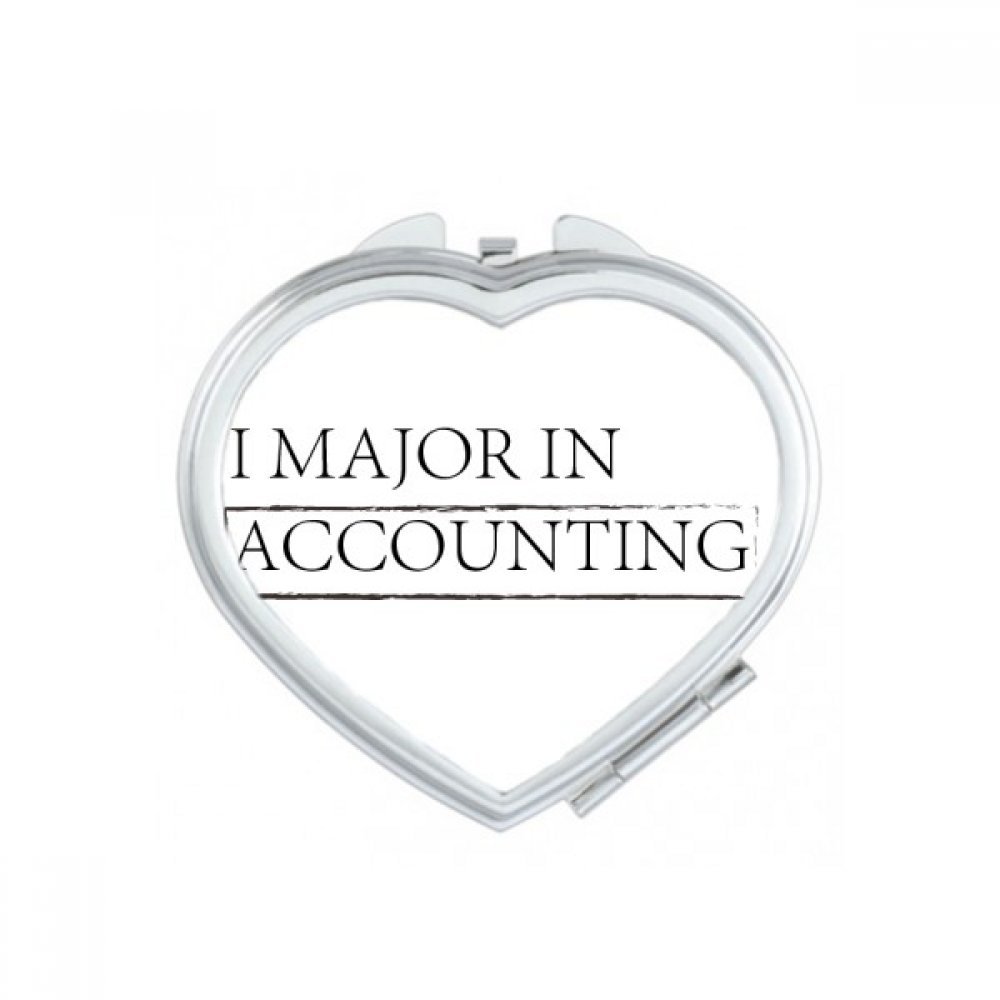 Cadeau portable à la main miroir de poche coeur pour étudiante en droit