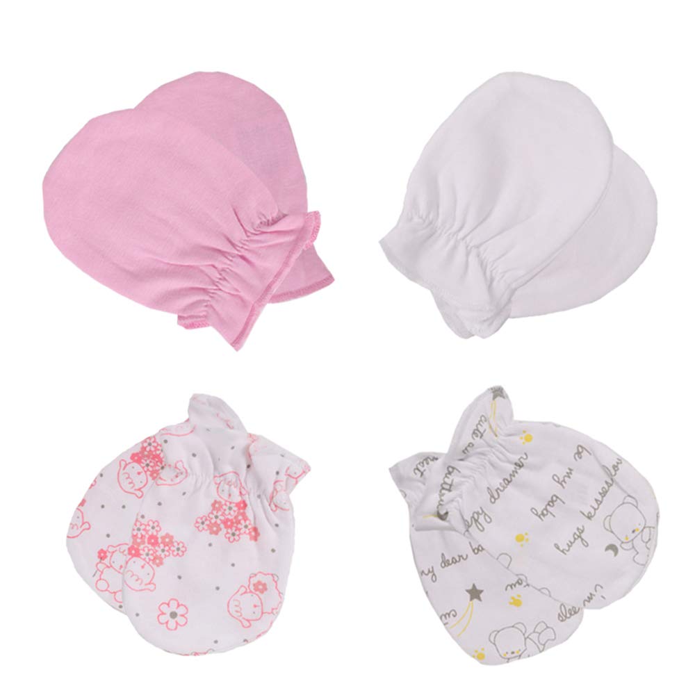 Baby Unisex Cotton Gloves For Boys Girls Scratch Mittens for Newborn 0-12 Months Personalisierte Geschenke Neugeborenen Set Anti-scratch Baby Mittens