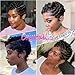 Short Curly Pixie Cut 13x4 Lace Front Wig Human Hair Wigs 13x4 HD Lace Frontal Wigs Short Layered Curly Glueless Wig Pre Plucked Deep Wave Pixie Cut Human Hair Wigs for Black Women, Natural Black