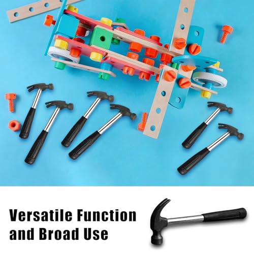 PEDOBALI 44 Pcs Claw Hammer Bulk with Soft Rubber Handle Multifunction Mini Sledge Lightweight Camping Tools Small Stubby Hammers for Kids Home Jewelry Making Woodworking Craft DIY - Thumbnail 5