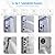 BWE Stainless Steel Shower Panel Tower System,LED Rainfall Waterfall Shower Head,4 Massage Body Jets,3 Functions Handhels Shower and Waterfall Tub Spout,Wall Mounted Shower Panel with Temp Display
