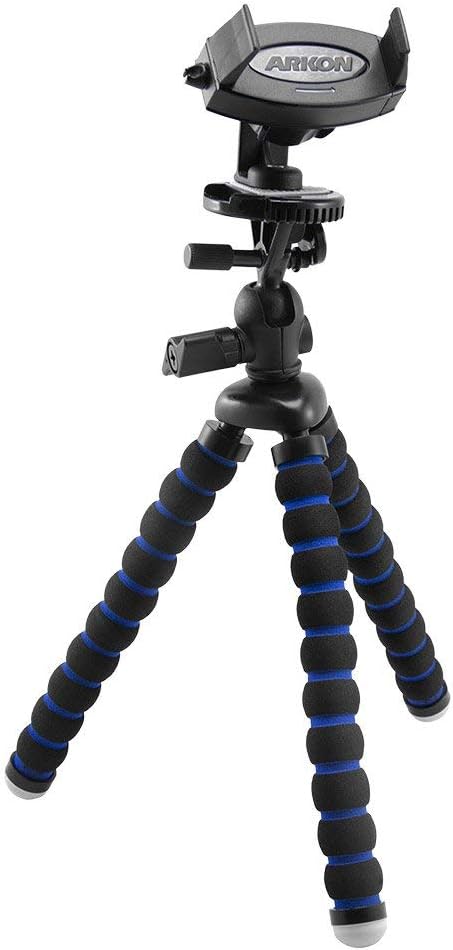 11” Tripod Phone Mount for iPhone 11 XS XR X Galaxy Note 10 9 Galaxy S10 S9 Retail Black, Model Number: MG2TRIXL