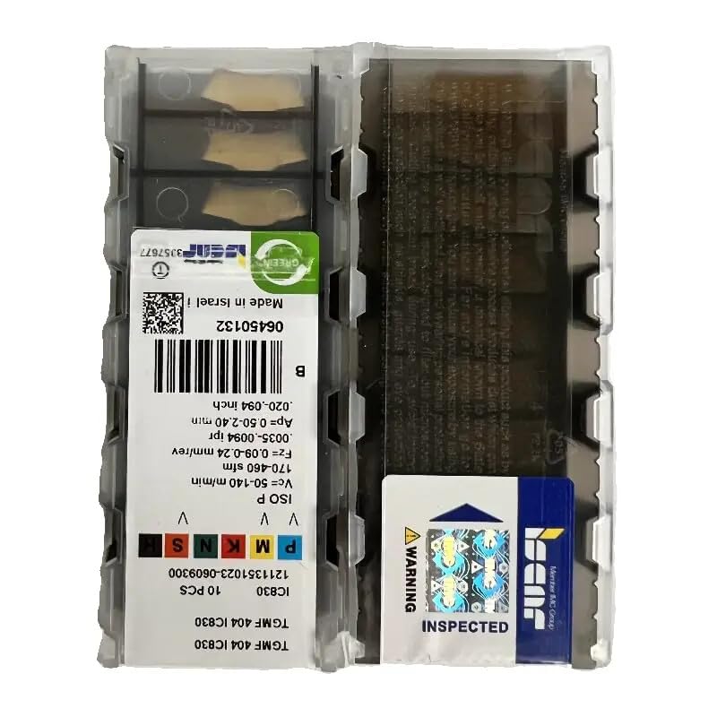 TGMF404 IC830 plaquettes de coupe carbure CNC pour usiner sans surchauffe ni vibrations