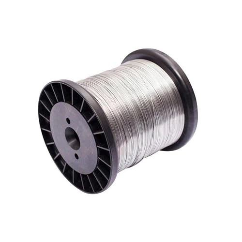 Bobina Fio De Aço Inox Bufallo Inox Arame Para Cerca Elétrica 0,60MM 800G aproximadamente 330 Metros