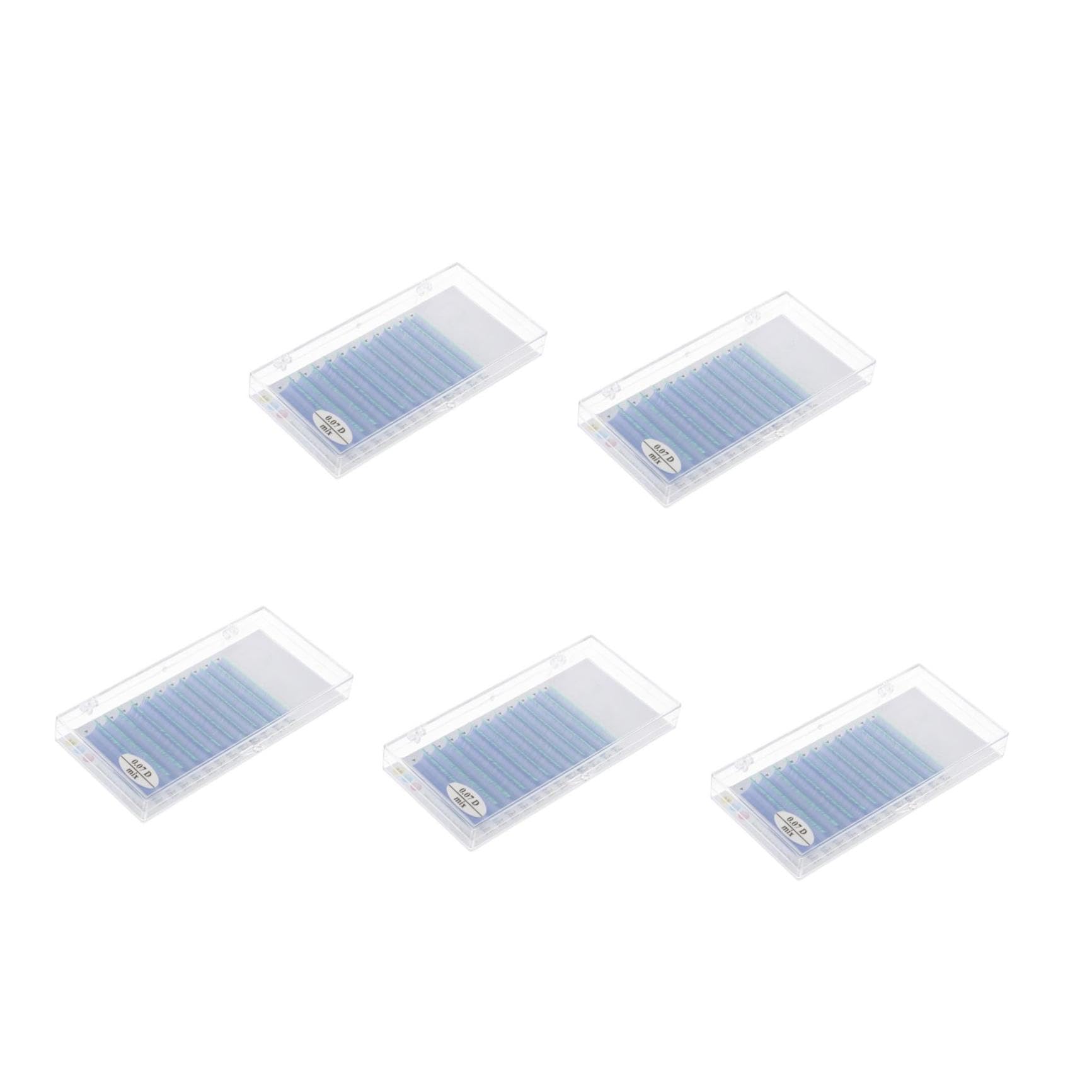 minkissy Ciglia Finte Fluorescenti Per Cosplay Estensioni Per Occhi Ipercolorate Materiale Sintetico Lunghezze Per Eventi e Feste