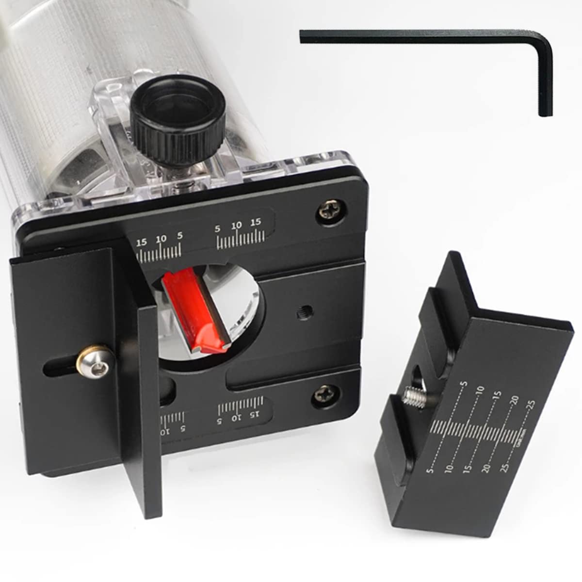 FUYGRCJ- Compact Router Bracket Wood Palm Router Tool Base Hand Trimmer Woodworking Jointer Cutting Palmming Base Electric Trimming Bracket for