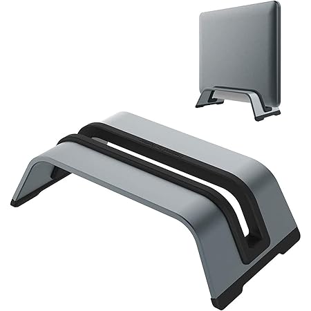 VAYDEER Vertikaler Laptop Ständer - 4in1 Aluminium Halter Für Bis Zu 17,3 Zoll