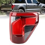 KAMDKI RH Halogen Tail light Assembly Fit for 2024 2025 Ford F150 XL/XLT/STX/Tremor Rear Lamp W/Blind Spot W/O Module Right Passenger Side