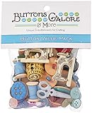 Buttons Galore 50-Value Pack Sewing Button