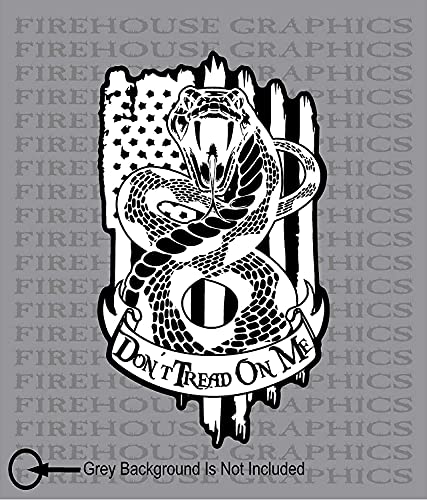 Image of American Flag Don't Tread On Me Rattlesnake Gadsden Decal