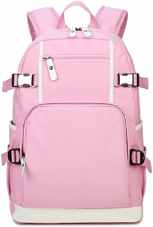 Anime Casual Canvas School Bag Backpack Laptop Bag Daypack Rucksack with USB port Color C1