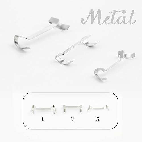 Vista 11 de Paquete de 13 anillos de metal de oro y plata de 14 quilates con 4 tamaños de espirales, juego de ajustador de tamaño de anillo invisible