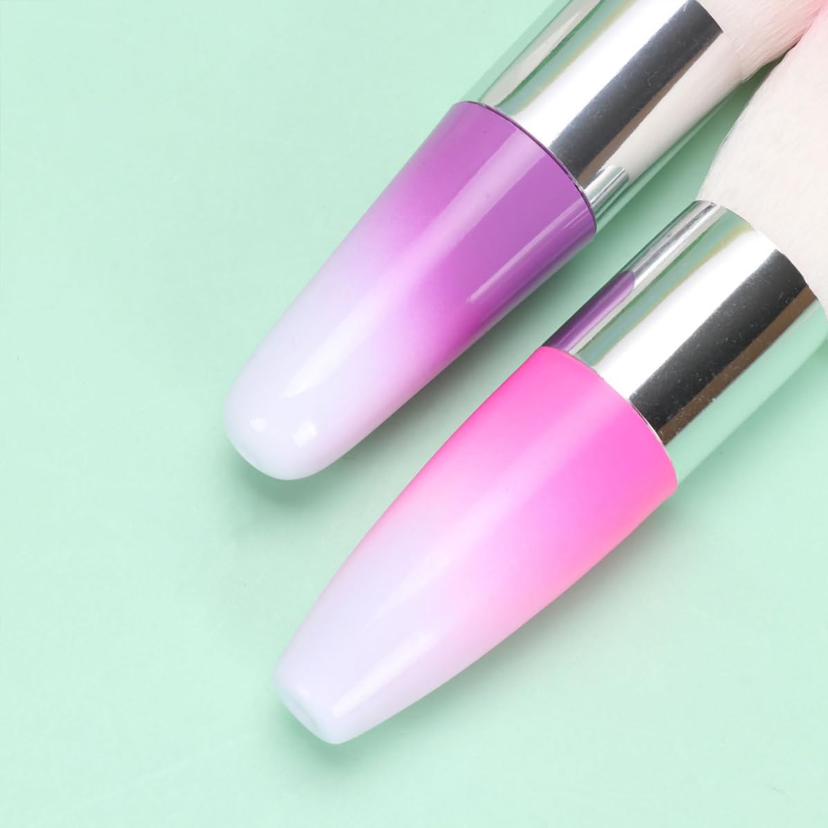 BESTOYARD 2pcs Nail Dust Brush Cleaner Set Nail Dust Brush Cleaner Set Easy Application Convenient Carrying for Professional Manicure Use at Home