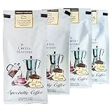 Coffee Masters Flavored Coffee, White Russian, Ground, 12-Ounce Bags (Pack Of 4)