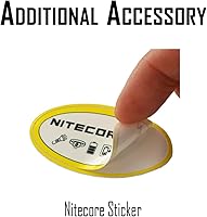 Vista 2 de Nitecore HC75 UHE 3000 lúmenes Linterna frontal recargable USB-C con zoom, haces blancos y rojos para trabajo industrial, campamento nocturno