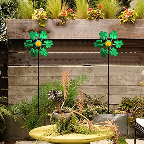 Moulin à vent en forme de feuille 119,4 cm ranime un jardin trop monotone
