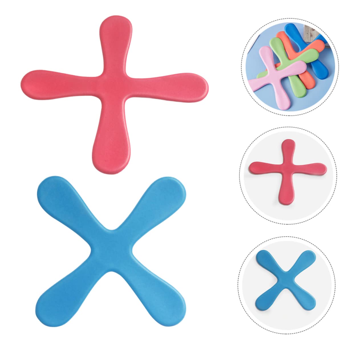 SUPVOX 8 Pcs Outdoor for Foam Material Grass Play Recreational Spring Outing Flying Game Foam for Fun Returning for Sports Supple