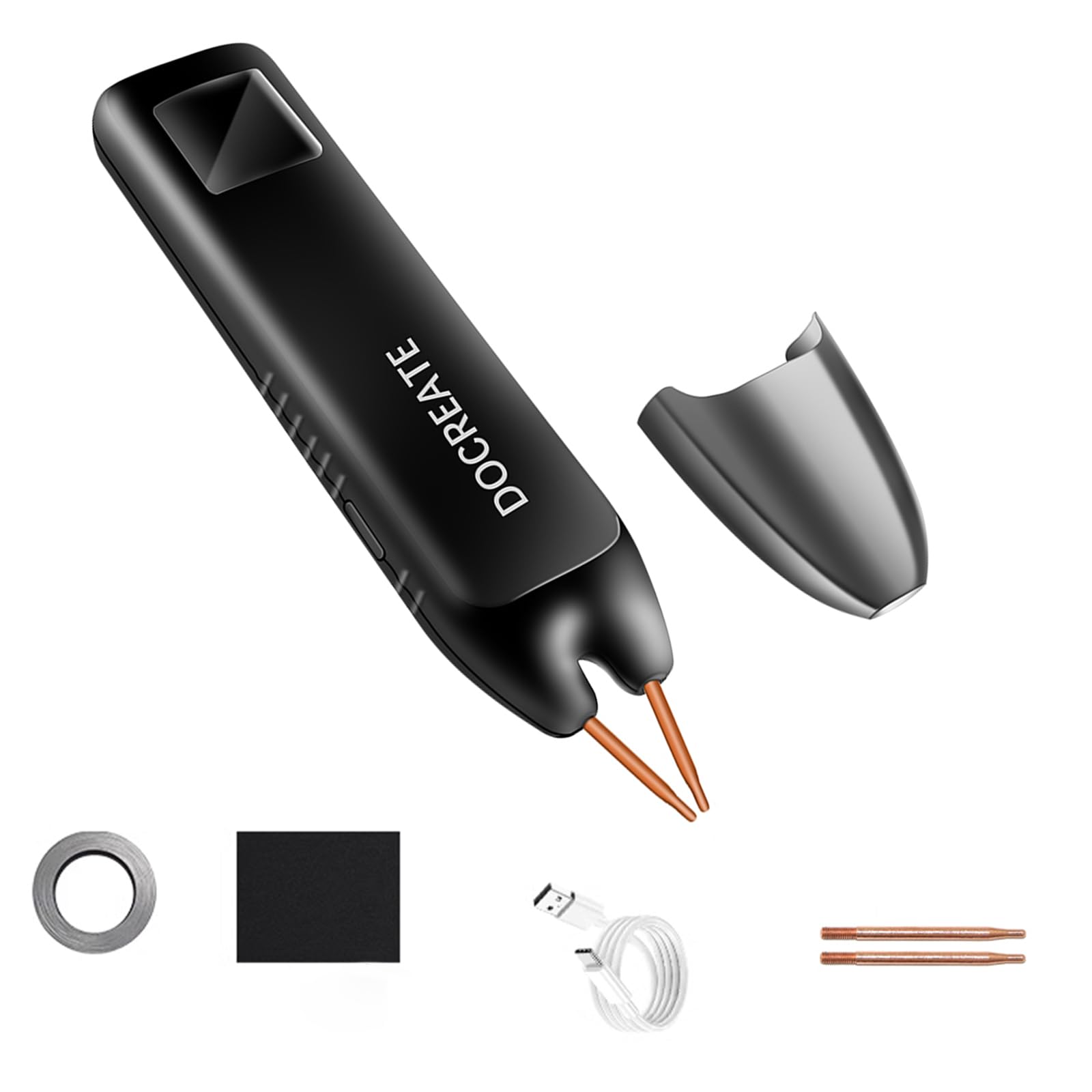 Saldatrice a Punti per Batterie, 99 velocità regolabili, modalità automatica e manuale Saldatore a Punti a Batteria per confezioni di batterie fai da te