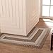 Better Trends Country Braid Collection is Durable and Stain Resistant Reversible Indoor Area Utility Rug 100% Polypropylene in Vibrant Colors, 24" x 68" x 68" L-Shape, Straw Stripe
