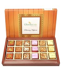Ghasitaram Gifts Valentines Gift For Girlfriend / Boyfriend / Husband and Wife - Healthy Hampers - 18 pcs Assorted Box of MEWA Bites, Granola Bites, Sugarfree Anjeer/Figs Bites, Roasted Almond Bites, Cashew Anjeer/Figs Bites