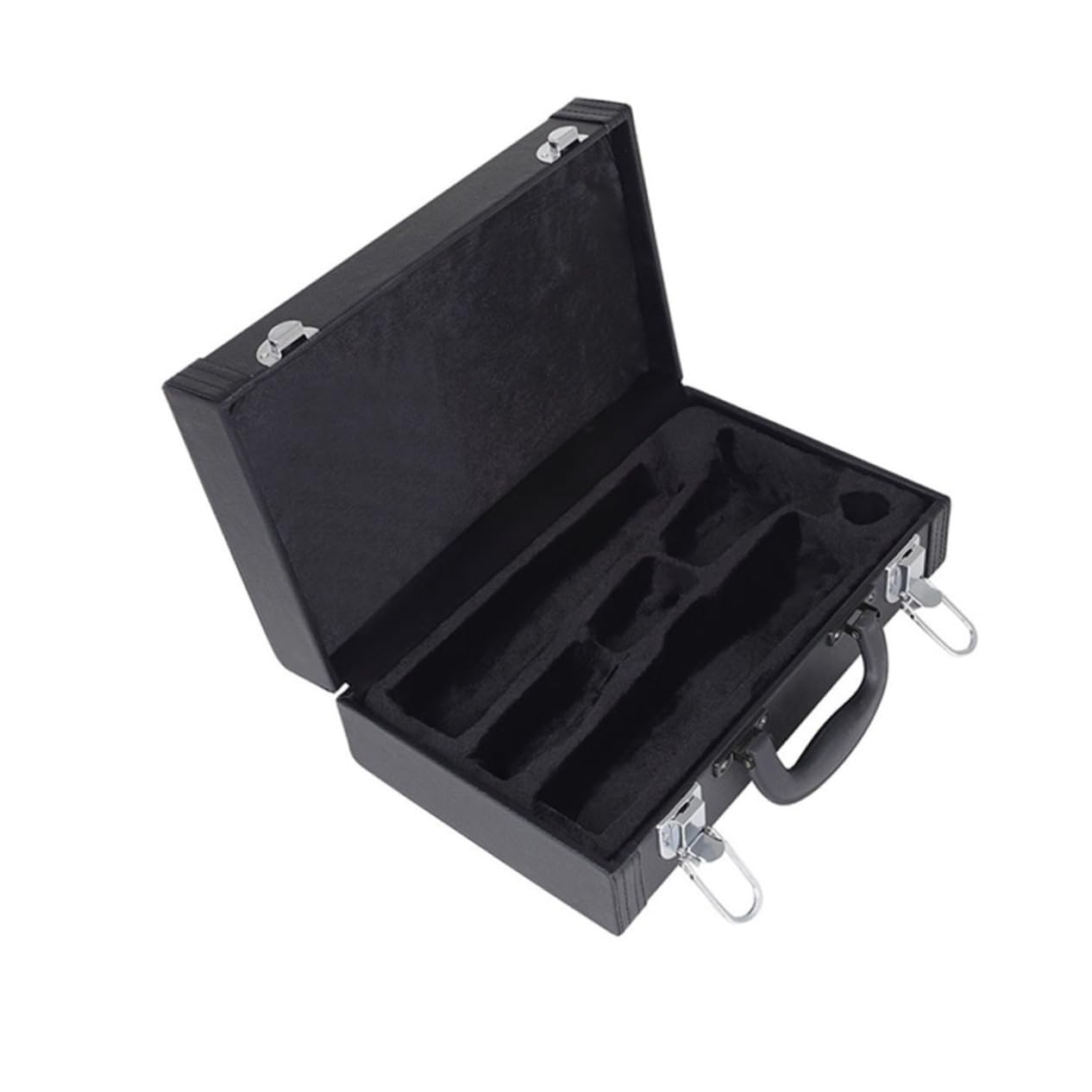 BESPORTBLE Black Hard Shell Clarinet Case Shockproof Storage Box for Clarinet Accessories Durable Protective Pouch for Musical Instruments for Travel and Storage