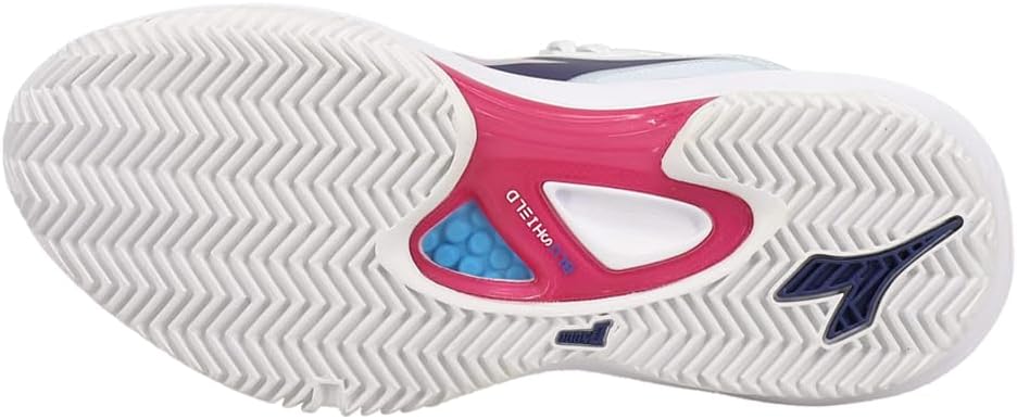 【新品・未使用・タグ付き】Diadora ディアドラ ブルーシールド Amazon | Diadora Speed Blushield Fly 4 + W Clay (ホワイト/ブルー