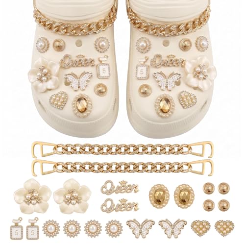 Décoration de chaussures brillante pour sabots et sandales d'été pour femme