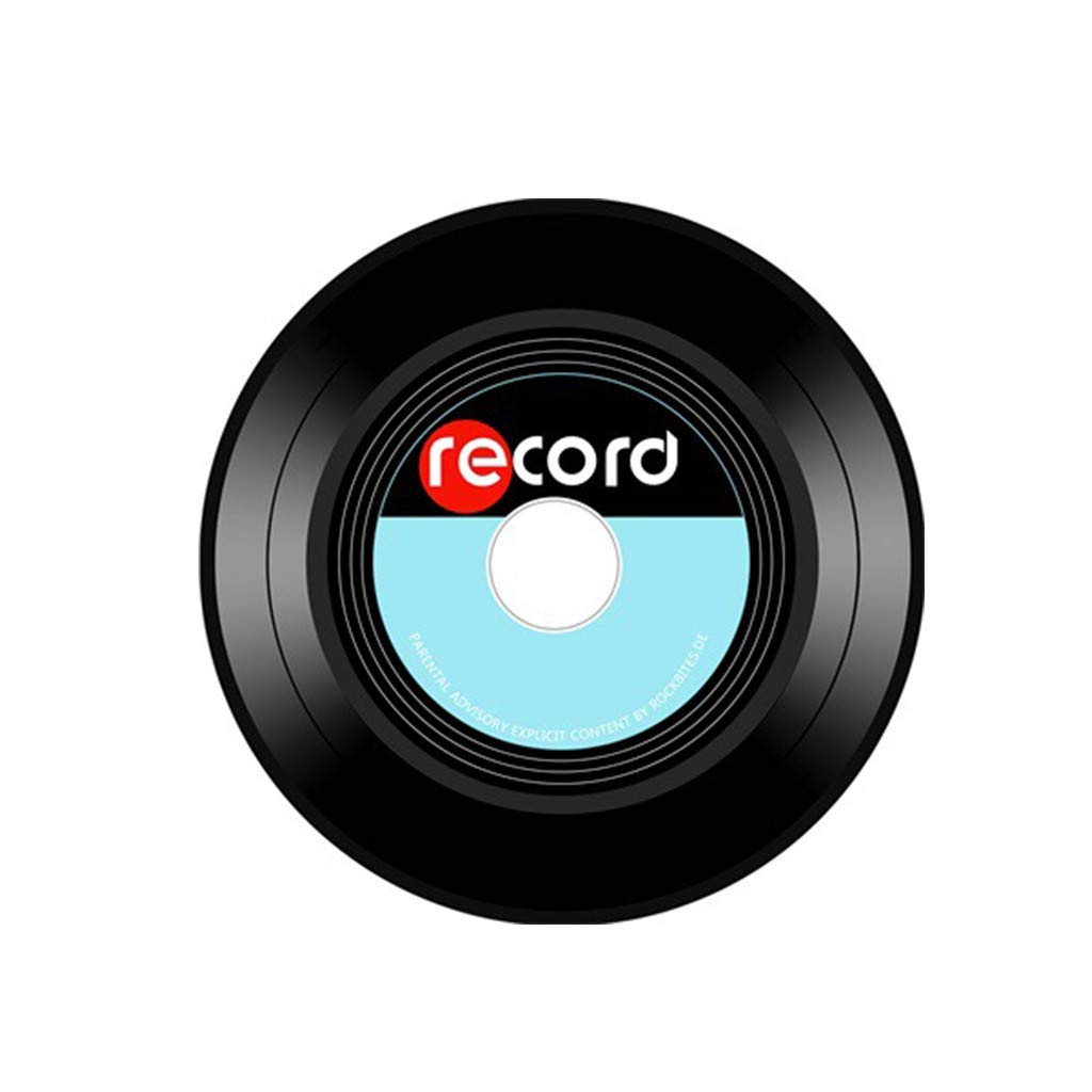 Janly Clearance Sale Record Printed Soft Fabric Round Floor Mat Carpet Room Area Bedroom Rug , Home Decor for Easter Day (A)